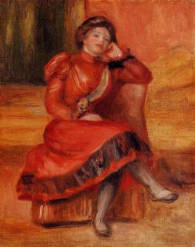 Pierre Auguste Renoir : Spanish Dancer in a Red Dress